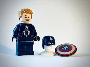 Lego Avengers Minifig - Captain America with accessories - sh625 - Picture 1 of 4