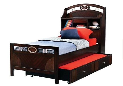 Marco de cama Cowboys NFL Playbook con estante y nido Foto 1 de 1