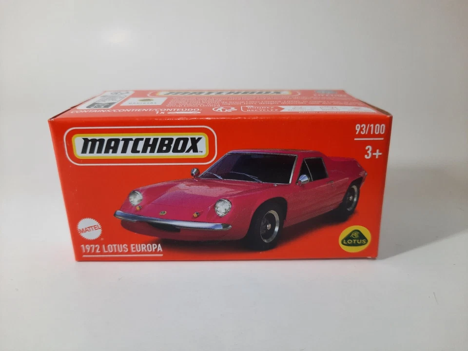 Matchbox 2024 Mattel 1972 Lotus Europa 93/100 Box Modellino 1/64 - Immagine 1 di 1