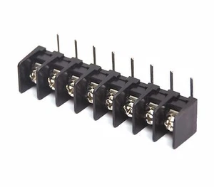 5pc PCB Barrier Terminal Block T34-BO14-08 8P 0.374" 9.5mm 20A 300V UL DECA - Picture 1 of 2
