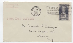 1926 Minneapolis #628 5ct ericsson FDC "first day cover" handstamp [a39.57] - Picture 1 of 3