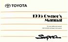 Toyota Supra 1995 Maintenance/Owners Manual Book