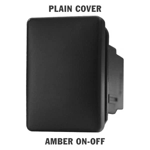 CUBIERTA LISA 900O Interruptor de empuje 12V para Toyota RAV4 Yaris 4Runner LED ámbar - Imagen 1 de 1