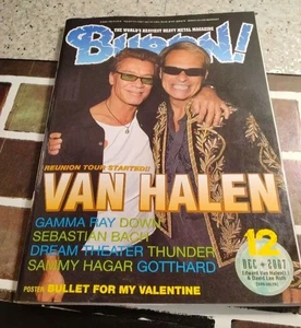 Burrn! December 2007 issue Van Halen feature - Picture 1 of 12