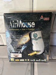 Vintage Ares AirMouse 8D PS/2 & AT Ergonomic Mouse New Sealed Windows 95/98/NT - Picture 1 of 8