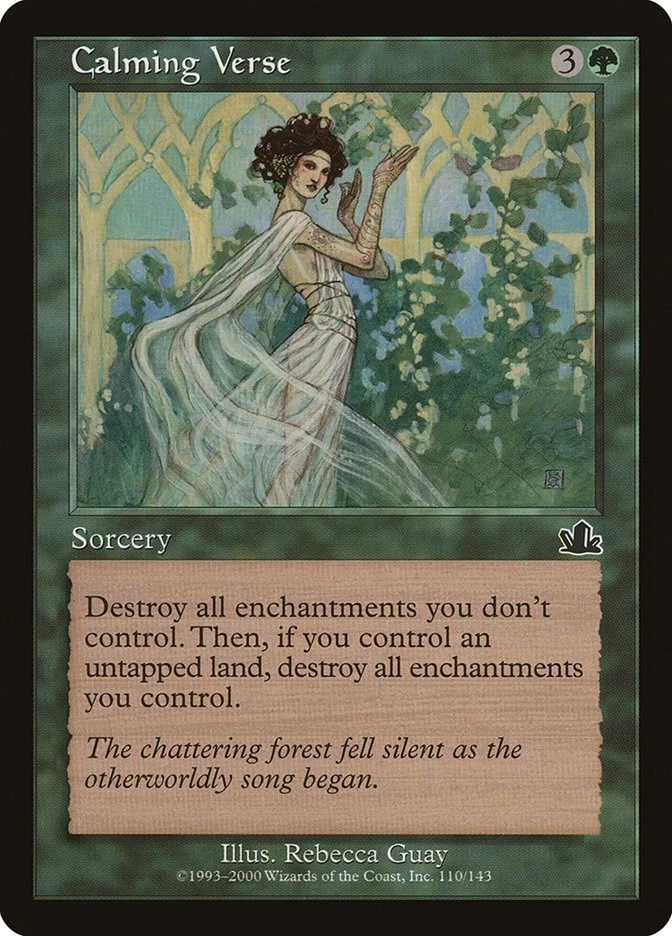 Calming Verse 110 LP Normal Prophecy MTG EN - Image 1 of 1