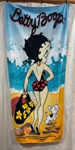 Vintage 1998 Betty Boop Beach Towel - Picture 1 of 5