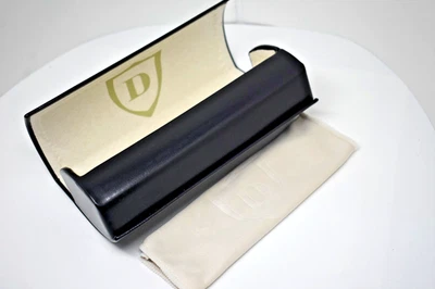 DITA Glasses Case Eyeglasses Sunglasses Black Size M Leather NEW