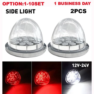 Lente LED branca vermelha clara marcador de melancia luz de folga de seta 12-24V J - Imagem 1 de 4