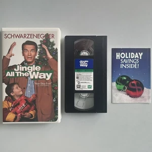 Jingle All the Way VHS Clamshell 1996 Arnold Schwarzenegger Sinbad Christmas - Picture 1 of 4