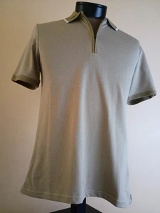 DKNY Quater Zip Casual Golf Polo  - NWT Small Color Cafe $79 - Picture 1 of 5