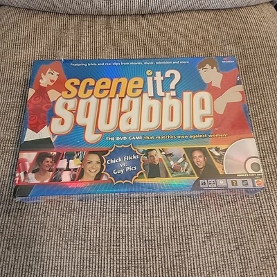 Scene It? Squabble The DVD Game Chick Flick vs. Guy Pics NEW Sealed - Image 1 of 4
