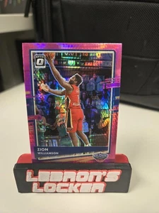2020-21 Panini Donruss Optic - Zion Williamson #40 Pink Hyper Prizm - Pelicans - Picture 1 of 2