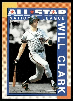 1990 Topps #397 Will Clark San Francisco Giants - Image 1 of 2