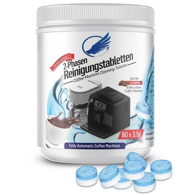 80 x  2-Phasen Reinigungstabletten kompatibel mit Jura & Siemens Vollautomaten - Bild 1 von 4