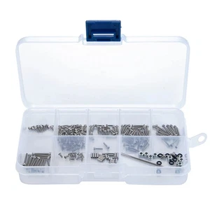 For RC 1:24 SCX24 All Model Car Stainless Steel M1.4 Screw Hardware 186Pcs/Set - Picture 1 of 7