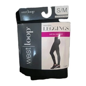 West Loop Damen Seamless Leggings Mesh Ankle schwarz Größe S/M NEU - Bild 1 von 2