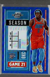 2020-21 Panini Contenders Optic Blue #39 Luguentz Dort /99 - Foto 1 di 1