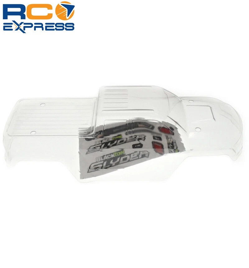 Racers Edge Clear Monster Truck Body with Stickers for Blackzo RCE6414 - Image 1 of 1