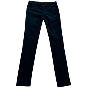 Cult of Individuality Teaser Skinny Designer Blue Corduroy Pants  Women Sz 27 - Picture 1 of 12