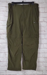 Columbia Convertible Cargo Pants Mens Size Large 38x30 Khaki GRT Hiking Nylon - Picture 1 of 10