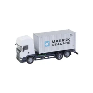 Faller 161598 HO/OO Gauge Car System Scania R13 TL Maerk Container Truck VI - Picture 1 of 2