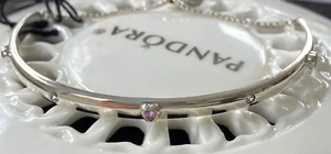 Authentic Pandora Explosion of Love Bangle #596585FPC - Picture 1 of 7