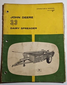 Manual del operador esparcidor de lácteos John Deere 33 - Imagen 1 de 5