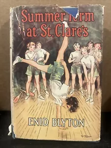 ENID BLYTON Summer Term at St Clare's 6th Edition 1949 HC With Dust Jacket VGC - Picture 1 of 7