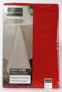Benson Mills Cameron Ruby 60" X 120" Oblong High Quality Tablecloth Machine Wash - Picture 1 of 1