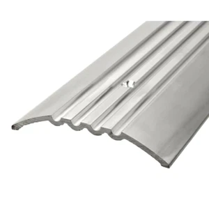 Frost King Door Threshold 4X36 Inch Saddle Fluted Top Fixed Low Dome Aluminum - Picture 1 of 12