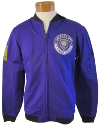 NWT Adidas Orlando City SC MLS Mens Full-Zip Track Top Jacket M Purple MSRP$80 - Image 1 of 2