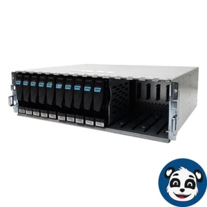 EMC KTN-STL3 15-Bay 3.5" 6GB/s SAS Server, 10x Trays SAS 200GB, No HDD - "B" - Picture 1 of 6