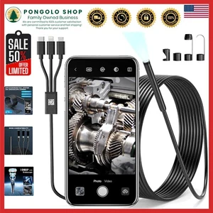 IP67 Waterproof Inspection Camera with Adjustable LEDs and WiFi Connectivity - Picture 1 of 8