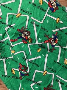 Vintage Fabric Taz Tasmanian Devil Looney Tunes Warner Bros 2 yards 9" - Picture 1 of 2