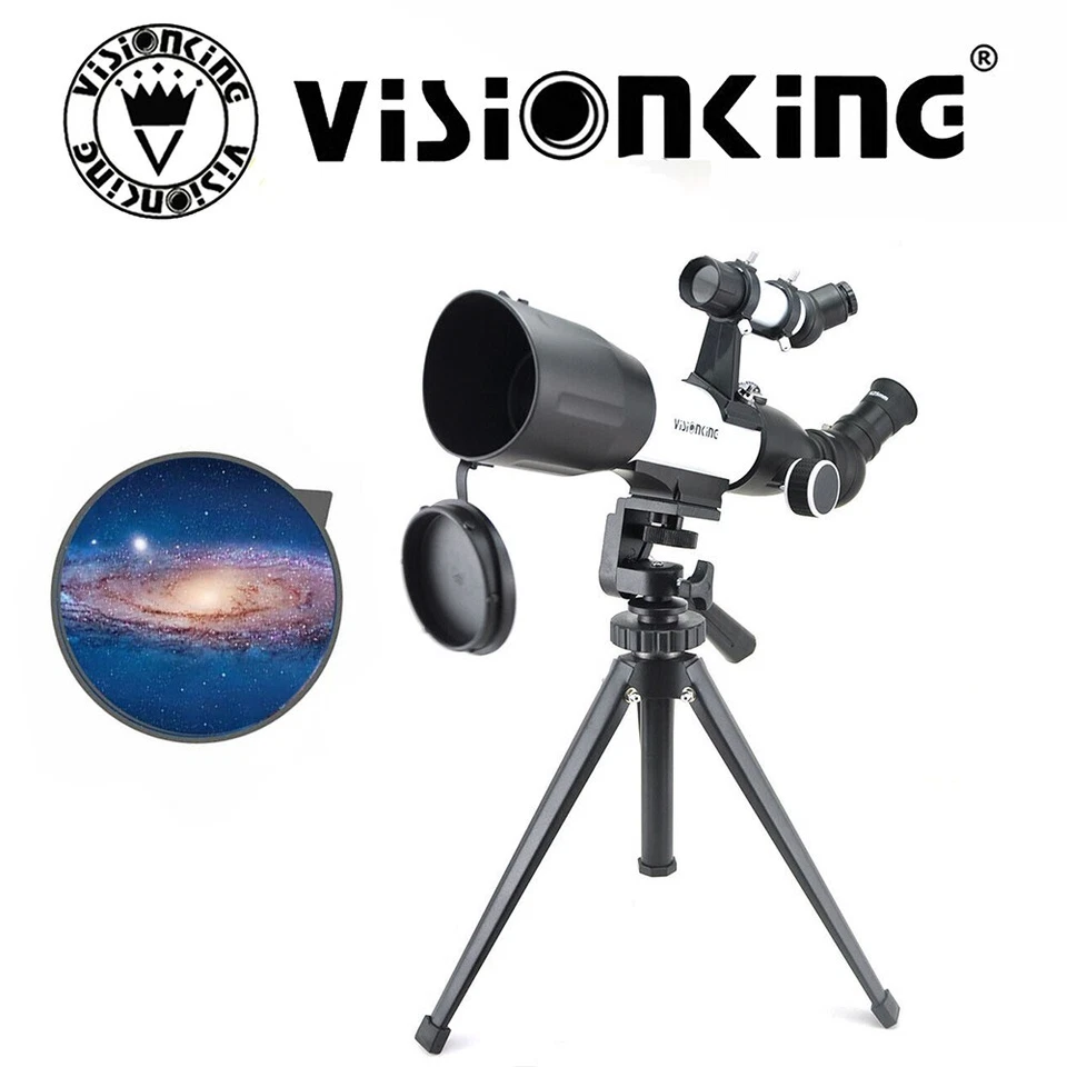 Visionking 70 x350 Kids and Beginners Refractor Refractor Telescope With Tripod - Image 1 of 4