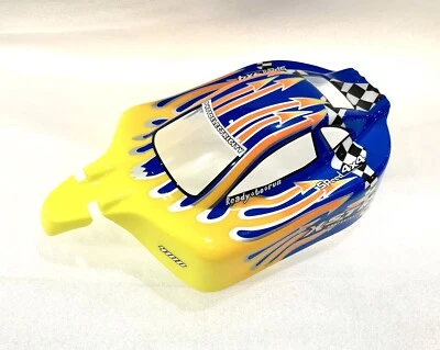 10701 1/10 BUGGY BODY SHELL BLUE/CHECK/YELLOW  HSP SPARE PART - Image 1 of 3