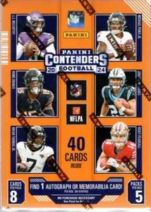 RIP & SHIP - 2024 Panini CONTENDERS Football NFL Trading Cards Blaster Box - Bild 1 von 1