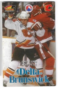 1997-98 Saint John Flames AHL Hockey Schedule !!! Delta Brunswick - Bild 1 von 1