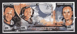 SPACE - KOSMOS, CENTROAFRICAN, YV # BL 1005/7, MNH - Picture 1 of 1