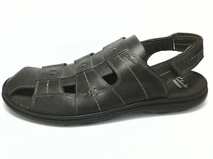 CLARKS Sandals Brown BRIGHAM COVE Men's SHOES FISHERMAN US 13 EU 47 $130 New - Picture 1 of 6
