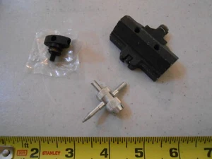 RARE SET NVG NIGHT VISION BATTERY CAP AND TOOL AND MOUNT METAL MILITARY ARMY - Picture 1 of 8