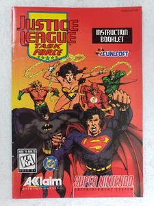 Justice League Task Force (Super Nintendo Entertainment System, 1995) * SOLO MANUALE * - Foto 1 di 2
