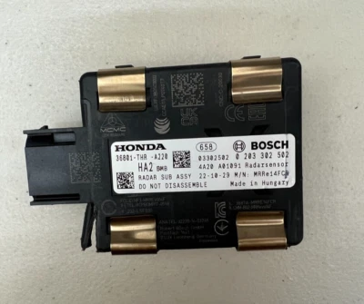 OEM 2021 2022 HONDA ODYSSEY SENSOR DE DISTANCIA DE CRUCERO ADAPTATIVO RADAR 36801-THR-A220 Foto 1 de 4