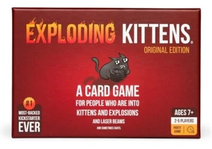 Exploding Kittens Original Edition - Hilarious Game For Family Game Night - Card - Picture 1 of 7