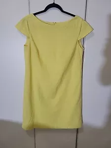 Donna Morgan Größe 14 Flügelärmel sonnengelb Kleid Damen stilvoll geschnitten - Bild 1 von 9