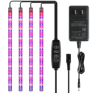 LED Plant Grow Light Strips Full Spectrum with 3 Timing Modes 10 Dimmable Levels - Picture 1 of 6