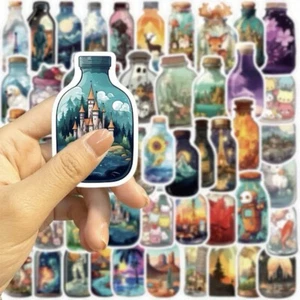 10pcs Magical Bottle Style Waterproof Sticker, Decorative Stickers - Picture 1 of 5