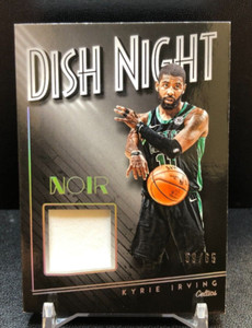 2018 Noir Kyrie Irving Dish Night Memorabilia 59/65 - Boston Celtics