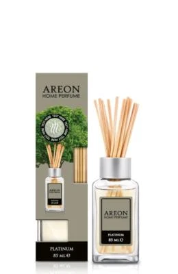 Difusor de caña de perfume de lujo Areon Home + 10 cañas de ratán, aroma a platino  Foto 1 de 3